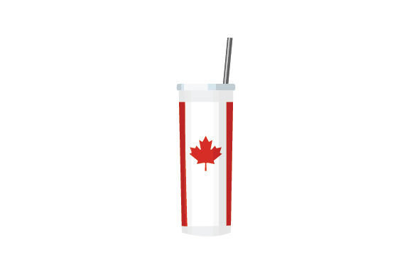 20oz Tumbler Wrap Canadian Flag
