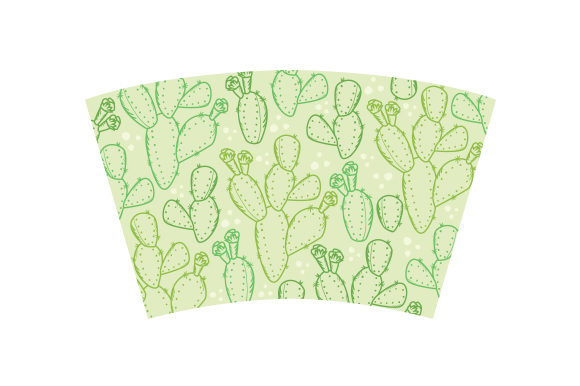Cactus Print Hot Cup Wrap