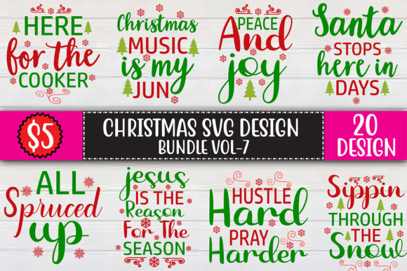 Christmas SVG Design Bundle Vol-7 Review