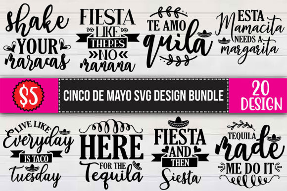 Cinco De Mayo SVG Design Bundle
