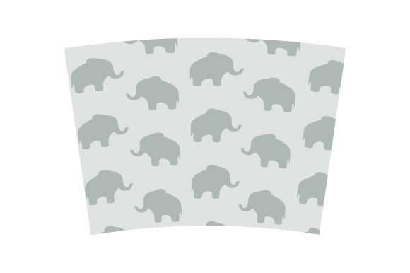 Elephant Print Tumbler
