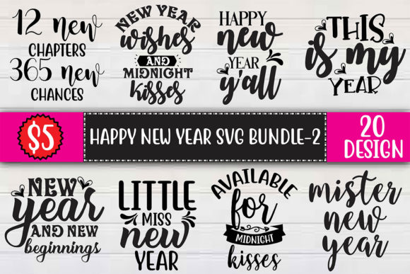Happy New Year SVG Bundle 2 Review