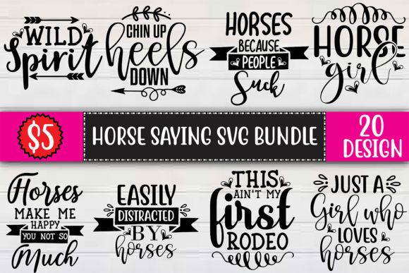 Horse Saying SVG Bundle Review