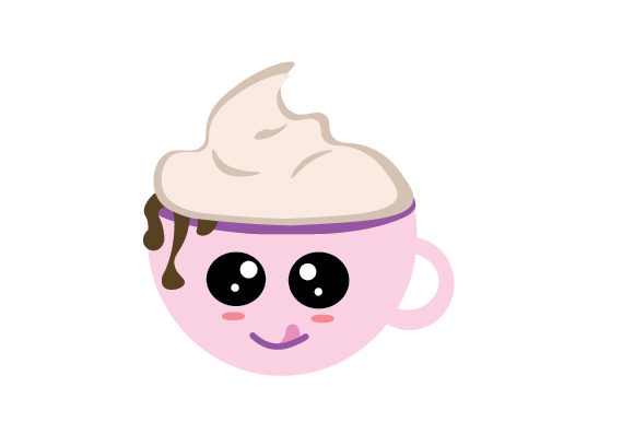KAWAII-STYLE COFFEE CUP