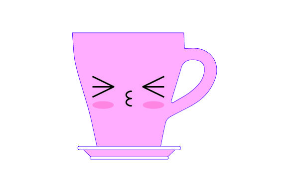 Kawaii-style Tea Cup