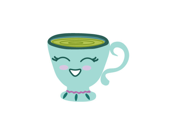 KAWAII-STYLE TEA CUP