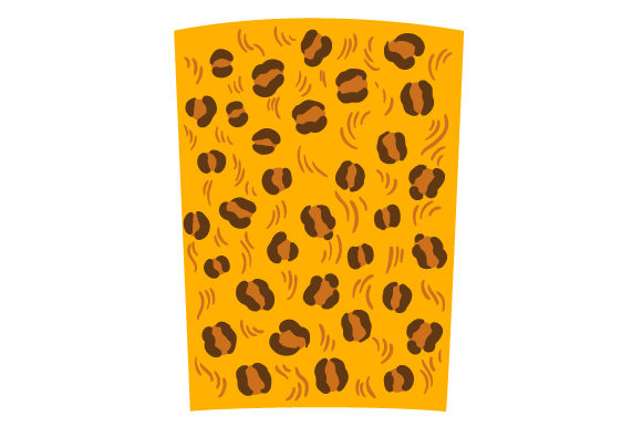 Leopard Print Wrap for 16oz Skinny Tumbler