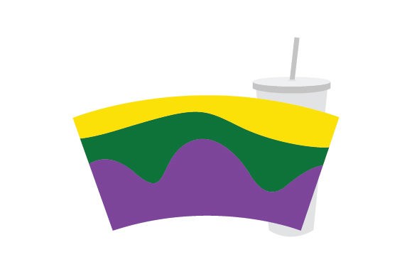 New Orleans Themed Tumbler Wrap