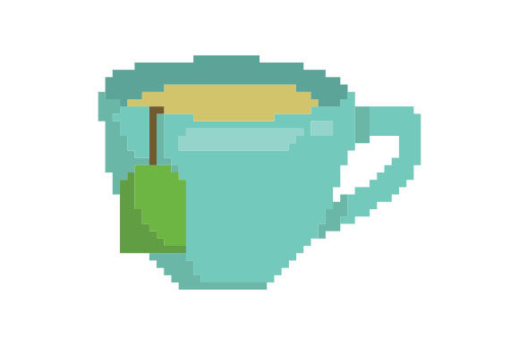 Pixel Art Tea Cup Review