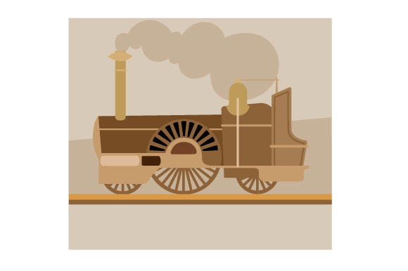 Steampunk Train 20oz Skinny Tumbler Wrap