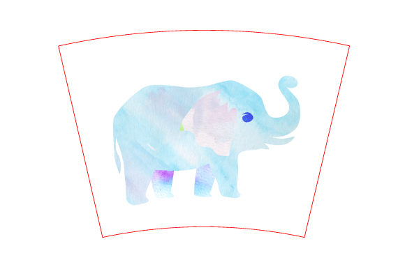 Watercolor Elephant Tumbler