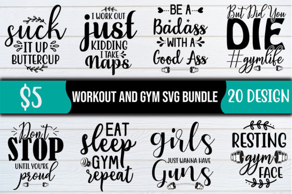 Workout Gym SVG Bundle Review